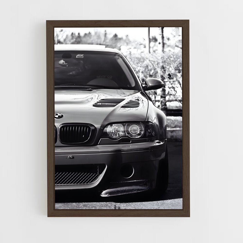 Poster M3 Noir et Blanc – affiche BMW (vue 5)
